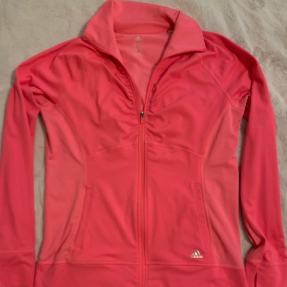 Adidas fitted zip up